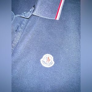 Moncler Polo Shirt XL Blue
